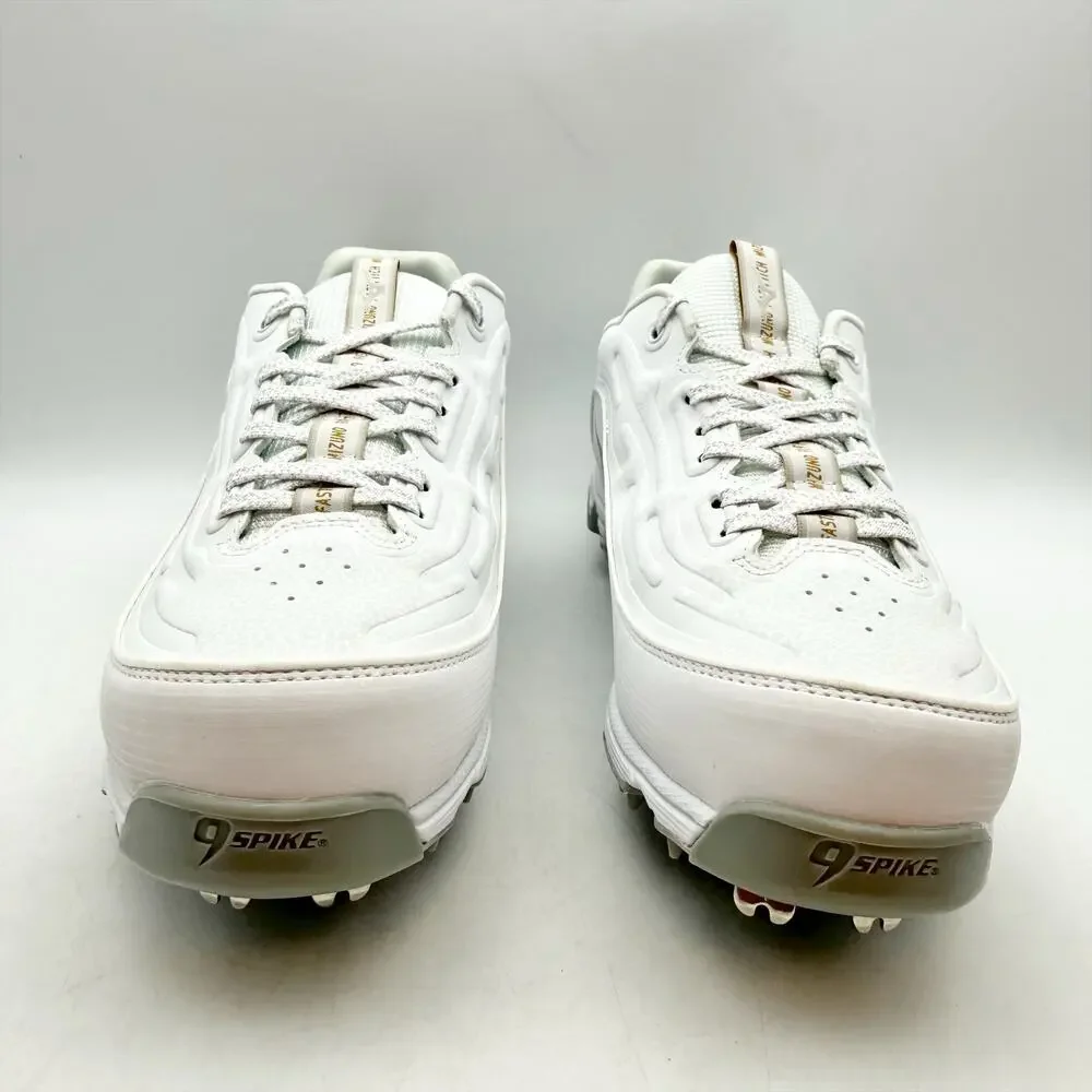 Mizuno Womens Swift 8 Low Softball Cleats Size 6 White 9-Spike Metal NWOB